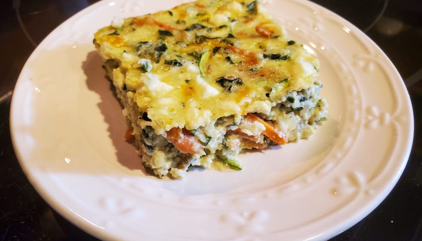 Slice of Vegetable Casserole