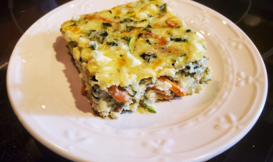 Keto Zucchini Slice Casserole