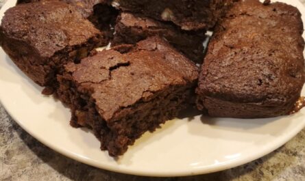 Plate of brownies