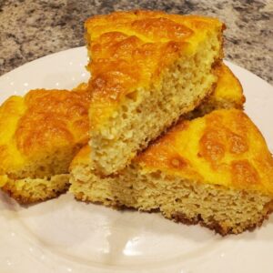 Slices of cornbread