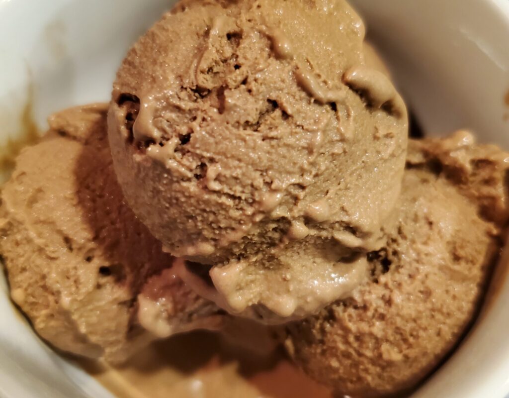 Creamy Keto Chocolate-Coconut Ice Cream