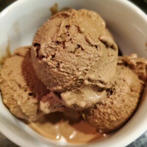 Creamy Keto Chocolate-Coconut Ice Cream